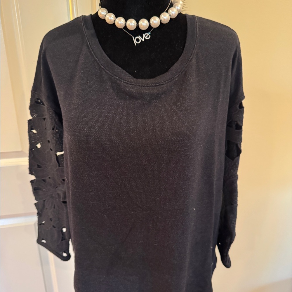 American Eagle Black Knit Top